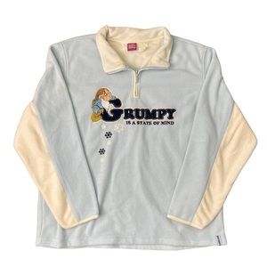 Vintage Disney Grumpy Fleece Sweatshirt